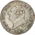 15 Sols (1/8 ECU, Louis XVI - "FRANÇOIS" - W - Lille)