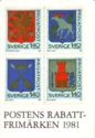 Postens Rabattfrimärken 1981