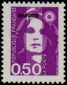 Marianne Bicentennial, overprint "Mayotte"