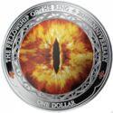 1 Dollar (20th Anniv Lord of The Rings - A Shadow in the East - Eye of Sauron)