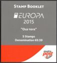 EUROPA 2015 - Old Toys - Stamp Booklet