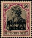 Germania, overprint Memel-Area