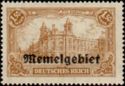 Imperial Post Office Berlin, overprint Memel-Area