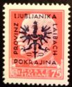 Italian Overprints - "Provinz / Laibach / Ljubljanska / Pokr