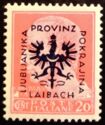 Italian Overprints - "Provinz / Laibach / Ljubljanska / Pokr