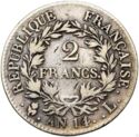 2 Francs (Emperor - L - Bayonne)