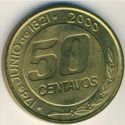 50 Centavos (180th Death of Gral. Martín Miguel de Güemes)