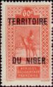Targui Nomad on Dromedary (Camelus dromedarius) overprinted