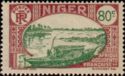 Native boat on the Niger