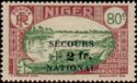 1927 stamp overprinted "National emergency"