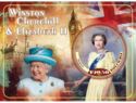Great People Winston Churchill and Elizabeth II