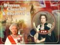 Great People Winston Churchill and Elizabeth II