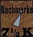 Postage Due - Nachmarke overprint