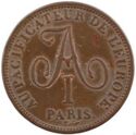 2 Francs (First Restoration - Russia. Module of 2 Francs)