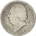 2 Francs (Louis XVIII - M - Toulouse)