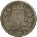 2 Francs (Charles X - L - Bayonne)