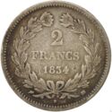 2 Francs (Louis Phillippe - BB - Strasbourg)