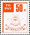 50 pence - Reddish Orange