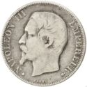 2 Francs (Napoleon III - BB - Strasbourg)