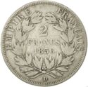 2 Francs (Napoleon III - D - Lyon)