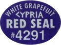 Cypria Red Seal 4291 White Grapefruit