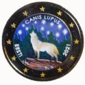 (2 Euro (Wolf.Coloured 7)