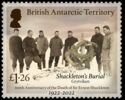 Burial of Shackleton at Grytviken, South Georgia