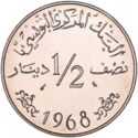 ½ Dinars (Essai)