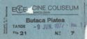 ECE - Cine Coliseum - Butaca Platea