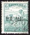 Hungarian Reaper stamp overprinted FIUME