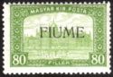 Hungarian Parliament Building overprinted FIUME