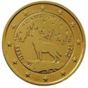 2 Euro (Wolf. Gilded)