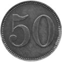 50 Pfennig (Gefangenenlager Herm. Schomberg)