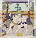 Sumo Yokozunas, Utagawa Kunitoshi