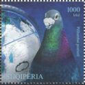 Globe and Pigeon (Columba livia domestica) Without Mail Bag