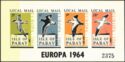 Europa 1964 Local mail Birds
