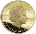 Half Dollar (Queen Elizabeth II Platinum Jubilee - Gilded)