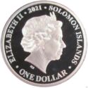 1 Dollar (95th Birthday of Queen Elizabeth II - 10g.)