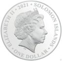 1 Dollar (95th Birthday of Queen Elizabeth II - 15.5g.)