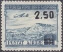 Douglas DC-3 over Rozafa Castle, overprinted in black