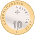10 Francs (Swiss glaciers - Morteratsch glacier)