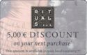 Rituals - 5,00€ Discount