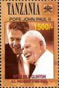 Pope John Paul II and Clinton