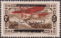 Airmail 1927 with arabic overprint