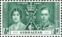 Queen Elizabeth and King George VI (green)