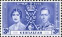 Queen Elizabeth and King George VI (blue)