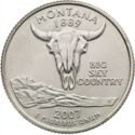 25 Cents / Quarter (Montana - Big Sky Country)