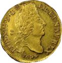 2 Louis d'or (Louis XIV. P - Dijon)