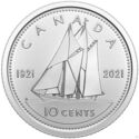 10 Cents (100th Anniversary of Bluenose)