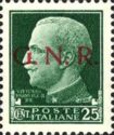 King Vittorio Emanuele III Facing Left - Ovpt. G.N.R.